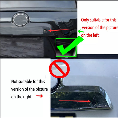 For 2010-2023 Toyota 4Runner Rear Tailgate Handle Cover Decor Frame Trim Bezels