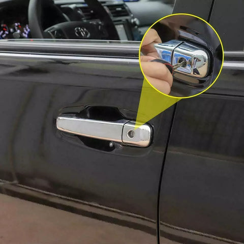 For 2010-2024 Toyota 4Runner Door Handle Trim Decor Cover No Smart Lock Hole