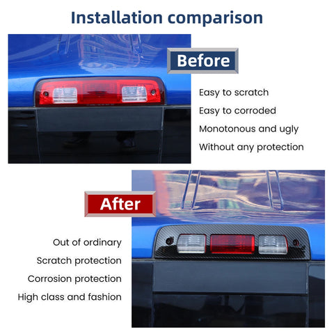 For 2009-2018 Dodge RAM Hight Brake Tail Light Cover Trim
