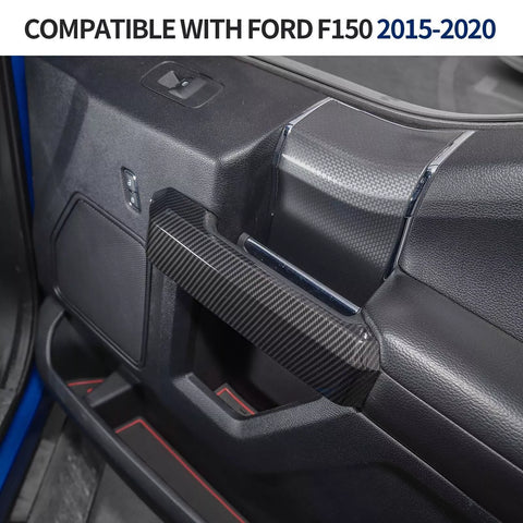 For 2015-2020 Ford F150 25x Inner Center Dash Panel Interior Trim Kit Carbon Fiber