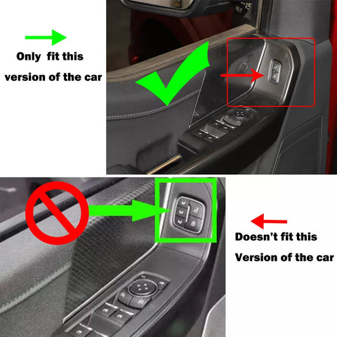 For 2021+ Ford F150 66 x Car Interior Decoration Trim Set White