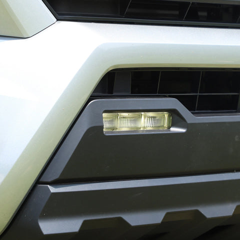 For 2024+ 4Runner Smoked Black Front Fog Light Lamp Cover Trim