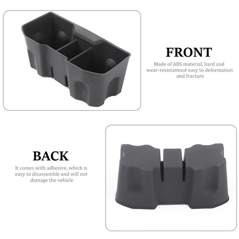 For 2024+ 4Runner Front Rear Drink Cup Holder Inserts Storage Box