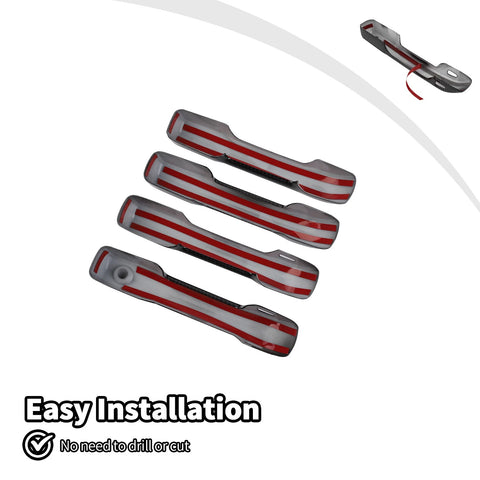 For 2024+ 4Runner Car Door Handle Shell Cover Trim