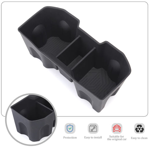 For 2024+ 4Runner Front Rear Drink Cup Holder Inserts Storage Box