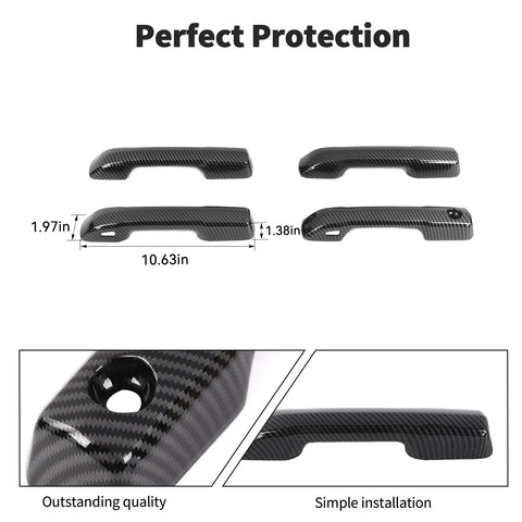 For 2024+ 4Runner Car Door Handle Shell Cover Trim