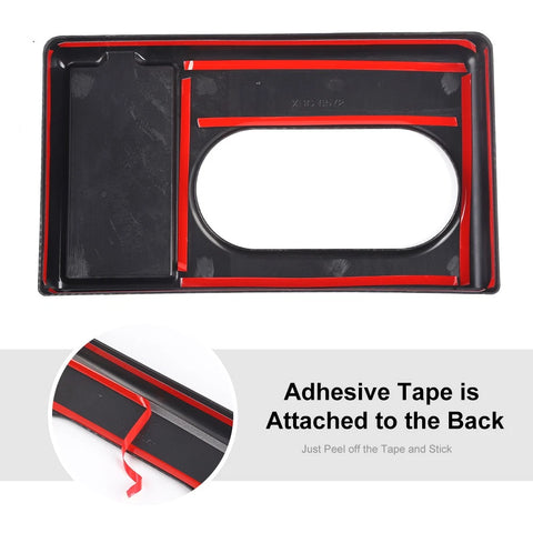 For 2021+ Ford F150/F250/F350/F450 Front Center Console Cup Holder Cover Trim