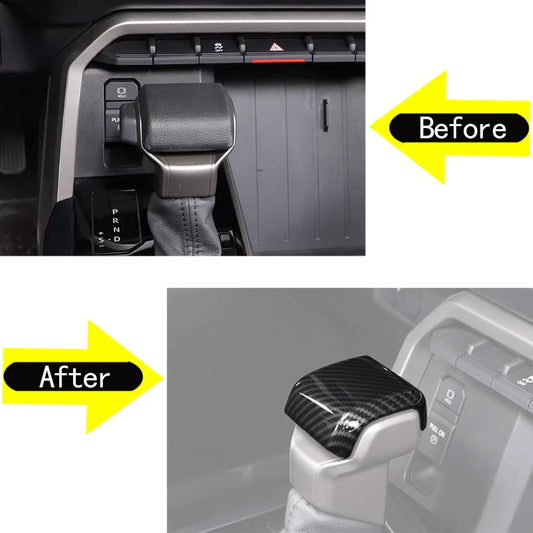 For 2024+ 4Runner Interior Center Console Gear Shift Head Knob Cover Trim