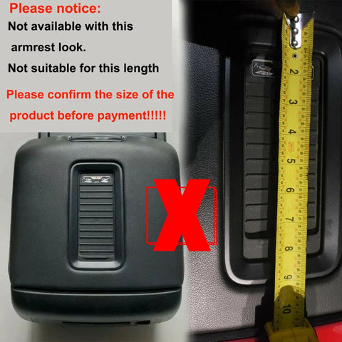 For 2014-2018 Chevy Silverado 1500/GMC Sierra/Suburban Armrest Box Storage Box Cover Trim