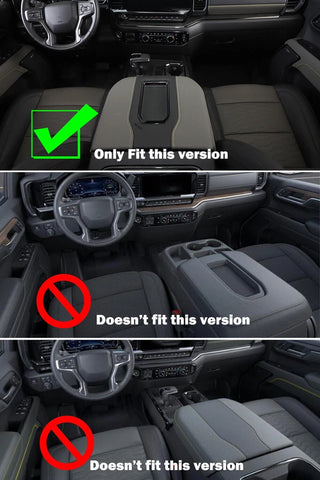 For 2014-2018 Chevy Silverado 1500/GMC Sierra/Suburban Armrest Box Storage Box Cover Trim