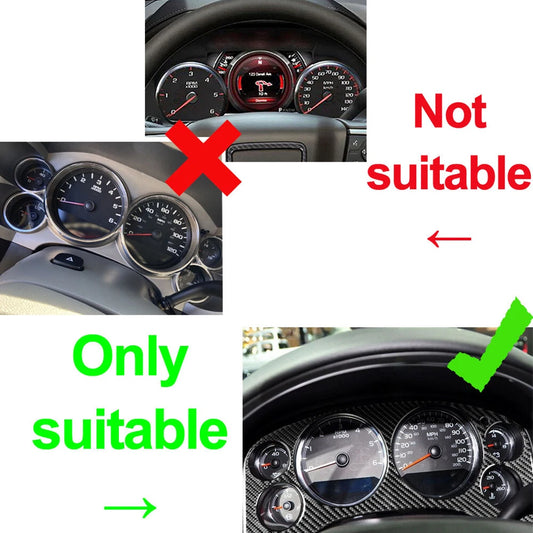 For 2007-2013 Chevy Suburban/Avalanche/GMC Sierra/Tahoe/GMC Yukon/Silverado Dashboard Speedometer Panel Cover Trim