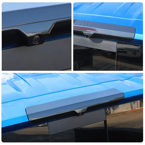 For 2022+ Chevy Silverado Third Brake Light & Taillight Lamp Cover Trim kit Smoked Black