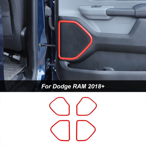 Interior Door Speaker Decor Cover Trim For Dodge Ram 2018+ Accessories | CheroCar