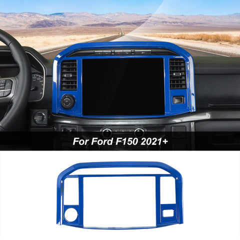 Center Console GPS Navigation Panel Trim Frame For Ford F150 2021+｜CheroCar