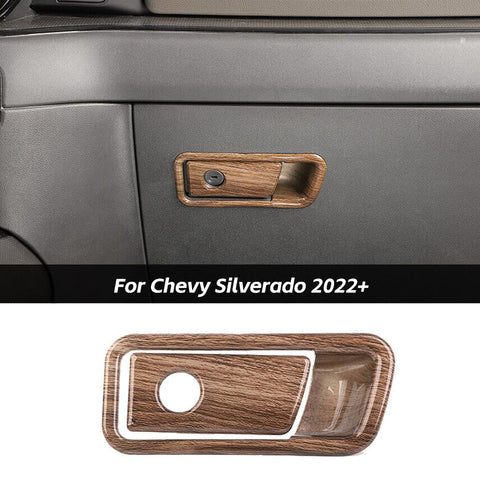 For 2022+ Chevy Silverado/GMC-SIERRA Co-pilot Glove Box Grab Handle Cover Trim