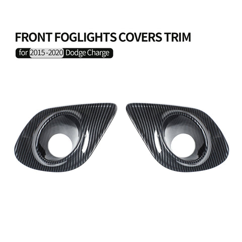 Front Bumper Fog Light Lamp Cover Trim for Dodge Charger 2015+｜CheroCar