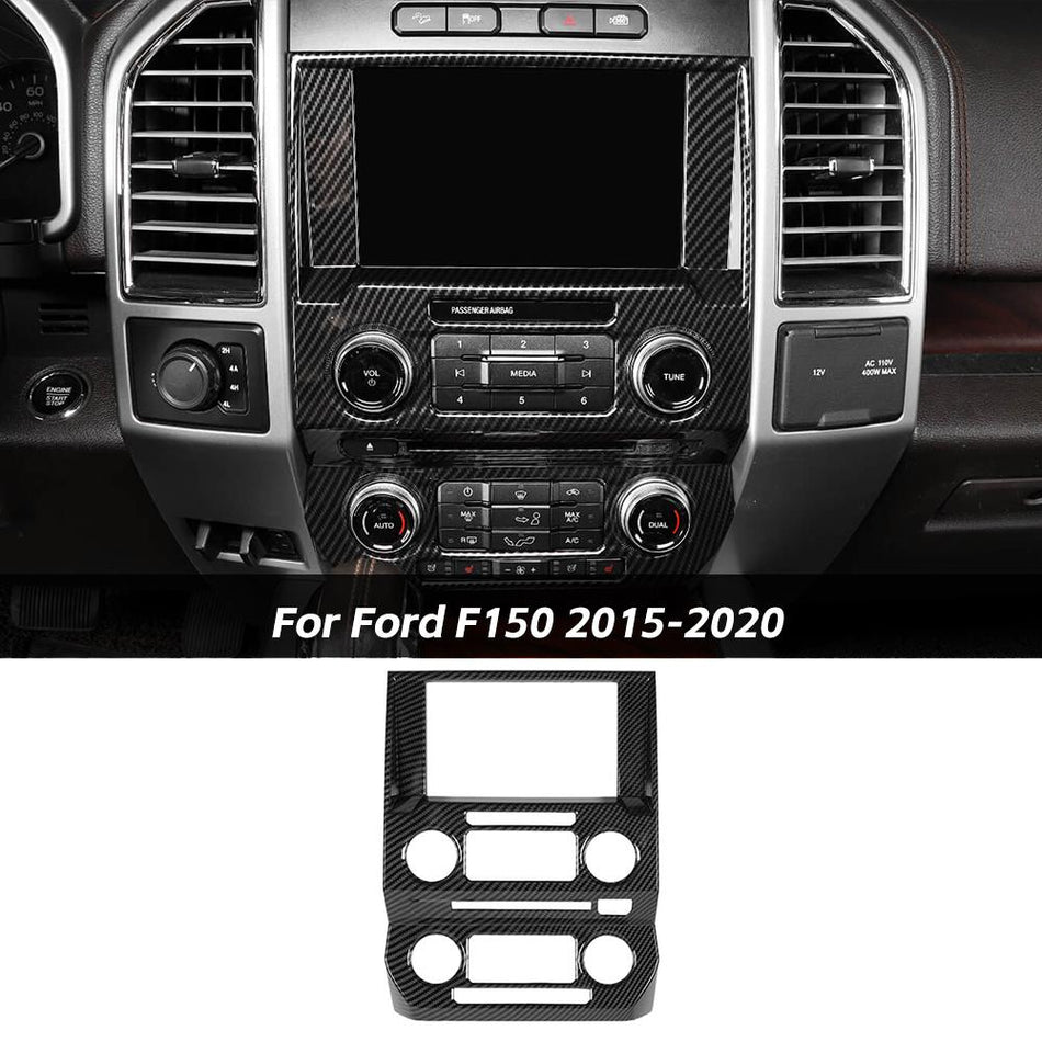 For Ford 2015-2020 F150 & 2017-2022 F250 F350 Central Control GPS Navigation Panel Trim Cover