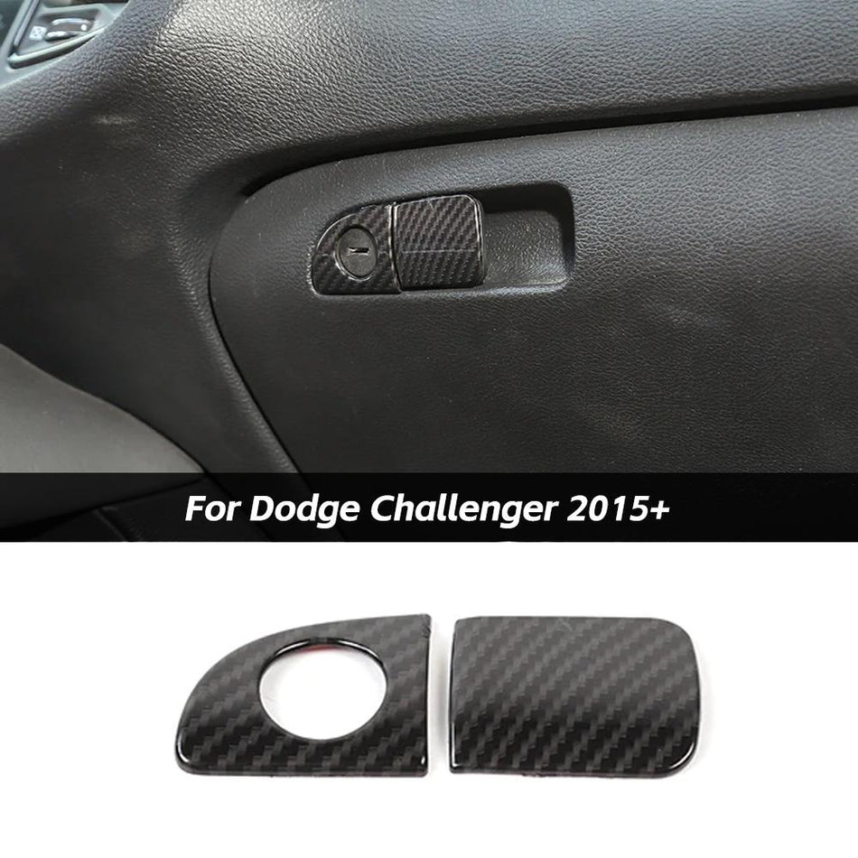 For 2015+ Dodge Challenger & 2010+ Charger & 2011+ Chrysler 300C Passenger Storage Grab Handle Button Trim