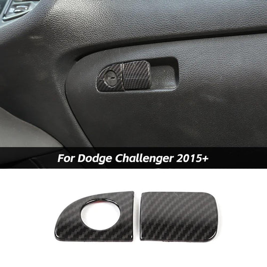 Passenger Storage Grab Handle Button Trim for Dodge Challenger 2015+ & Charger 2010+ & Chrysler 300C 2011+｜CheroCar