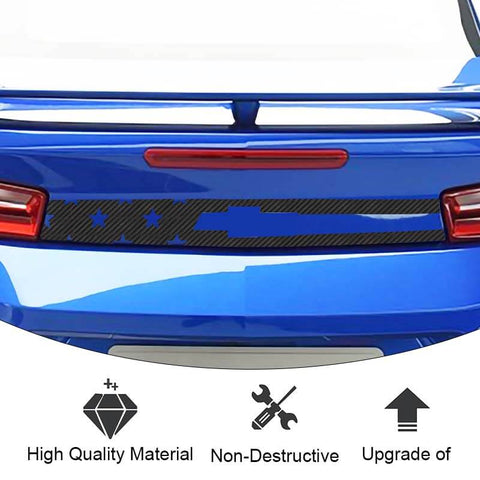 American Flag Rear Emblem Sticker Trim For Chevrolet Camaro 2017+ Accessories | CheroCar