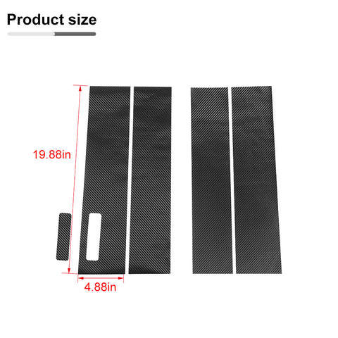 For 2015+ Ford F150 Exterior Window B Pillar Post Trim Sticker