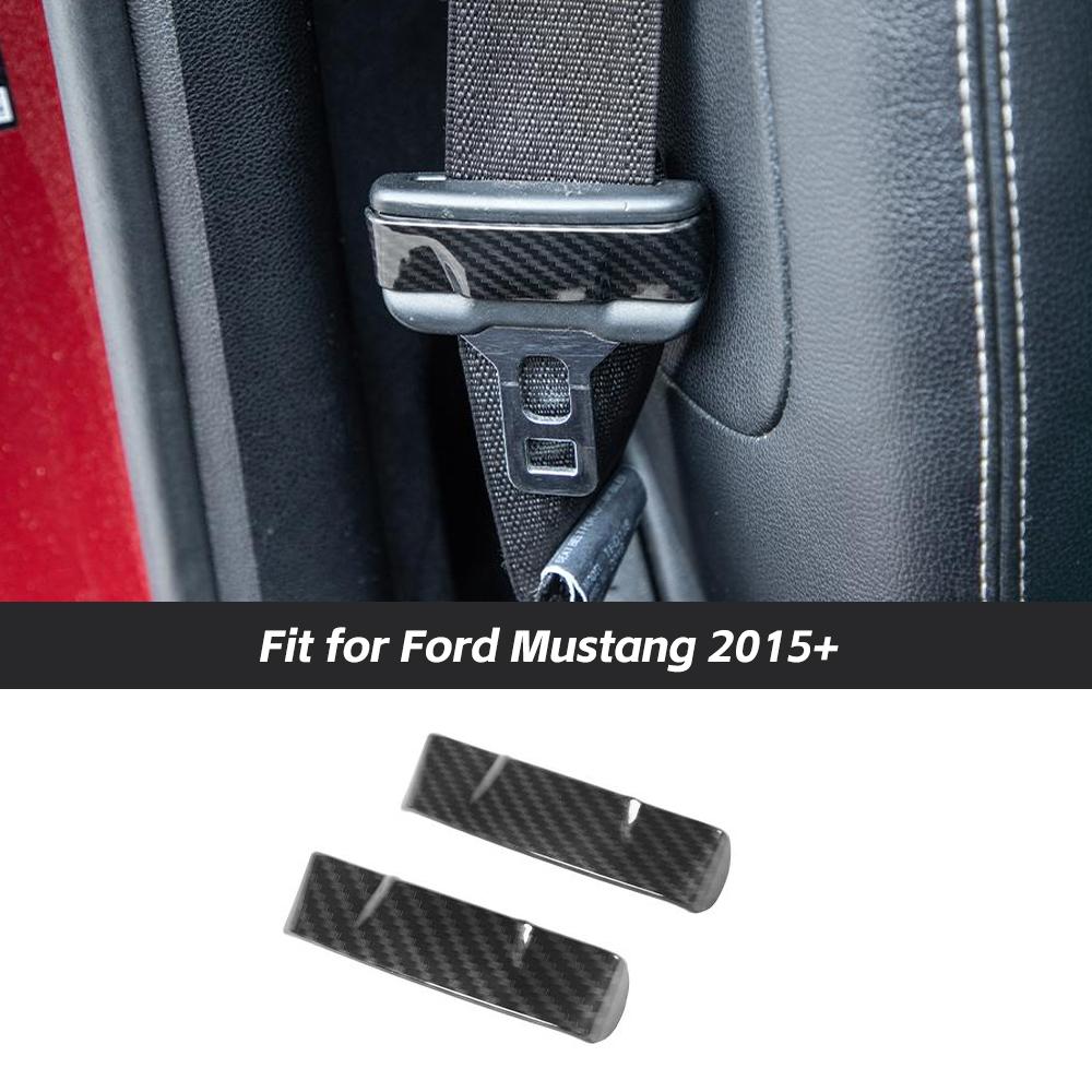 Seat Belt Buckle Decor Cover Trim For Ford Mustang 2015+ & F150 2015-2020 Accessories | CheroCar