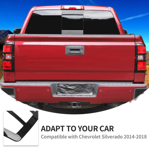 2PCS Tail Light Bezel Cover Trim For 2014-2018 Chevy Silverado 1500 Accessories | CheroCar