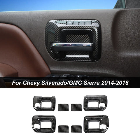 35pcs Interior Decor Cover Trim Kit For Chevy Silverado 1500/ GMC Sierra 2014-2017 Accessories｜CheroCar