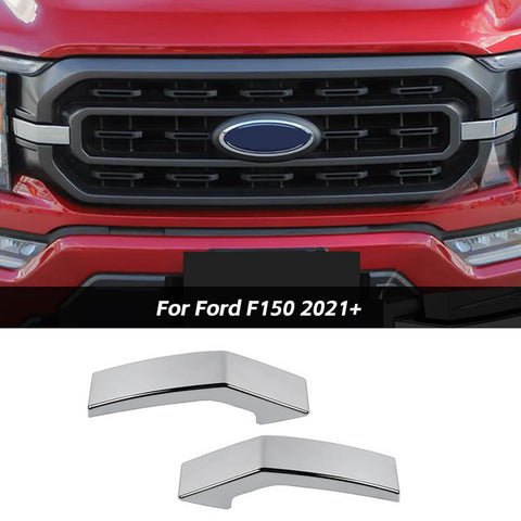 Front Bumper Grille Decor Cover Trim For Ford F150 2021+ Carbon Fiber｜CheroCar