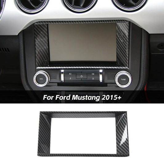 8'' Dashboard GPS Navigation Cover Decor Trim For Ford Mustang 2015+｜CheroCar