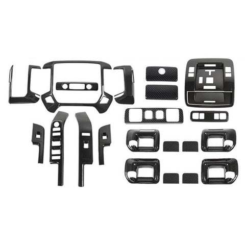 For 2014-2017 Chevy Silverado/ GMC Sierra Interior Decoration Cover Trim Kit