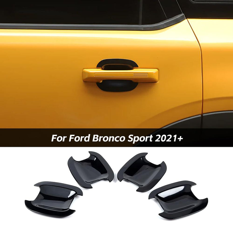 For 2021+ Ford Bronco Sport Exterior Door Handle Bowl Cover Trim Bezel
