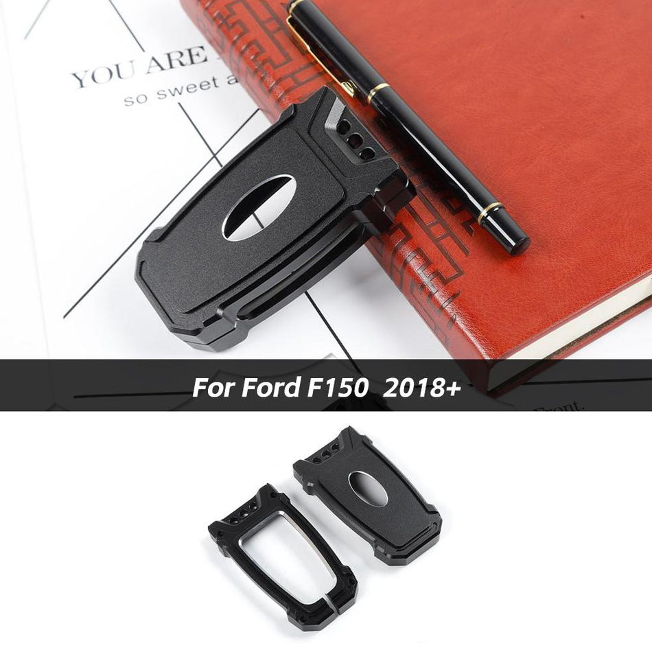 For Ford 2018+ F150/ Explorer & 2021+ Bronco/ Bronco Sport & 2024+ Mustang Car Key Fob Shell Skin Case Protector Trim