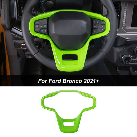 Steering Wheel Panel Frame Cover Trim For Ford Bronco 2021+ Accessories｜CheroCar