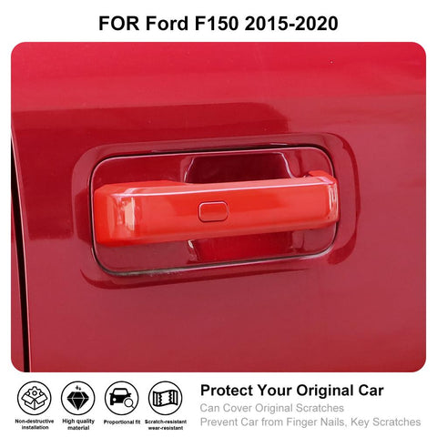 Door Handle Cover Trim Decoration For Ford F150 2015-2020 Accessories | CheroCar