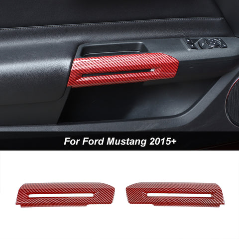 Inner Door Armrest Handle Cover Trim For Ford Mustang 2015+｜CheroCar