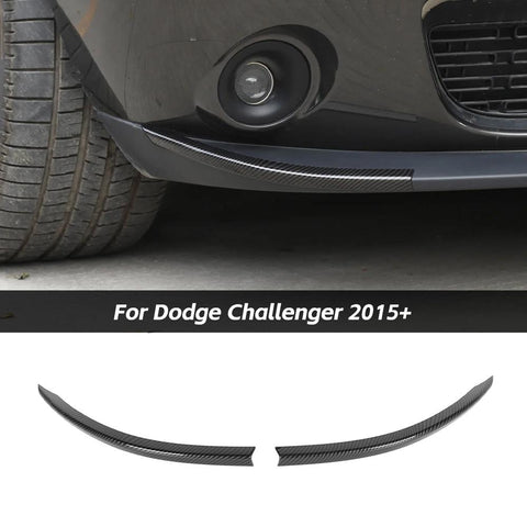 Front Bumper Lip Strip Trim Bezel for Dodge Challenger 2015+ Accessories｜CheroCar