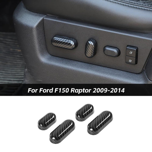For 2009-2014 Ford F150 Raptor Electric Seat Adjustment Switch Cover Trim Decor