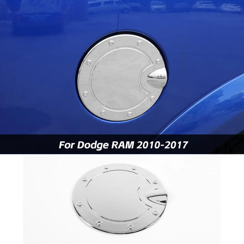 For 2010-2017 Dodge Ram Chrome Fuel Tank Door Cover Gas Cap Trim