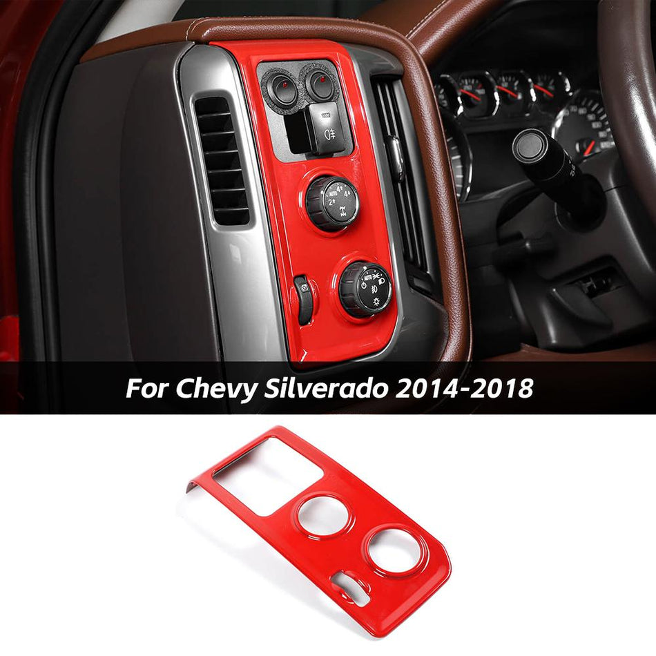 For 2014-2018 Chevy Silverado / GMC Sierra Headlight Switch Panel Cover Trim