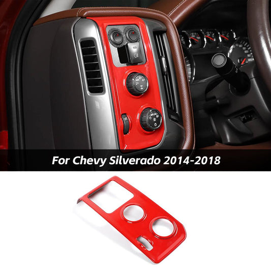 Headlight Switch Panel Cover Trim For Chevy Silverado / GMC Sierra 2014-2018 Accessories | CheroCar