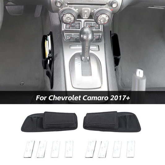 Black Car Gear Shift Side Storage Bag For Chevrolet Camaro 2017+ Accessories | CheroCar