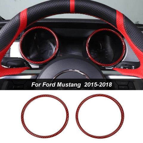 Dashboard Cover Trim Ring For Ford Mustang 2015-2018｜CheroCar