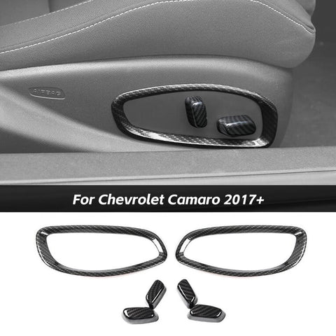 Seat Adjust Switch Button Cover Trim Frame Kit For Chevrolet Camaro 2017+ Accessories | CheroCar