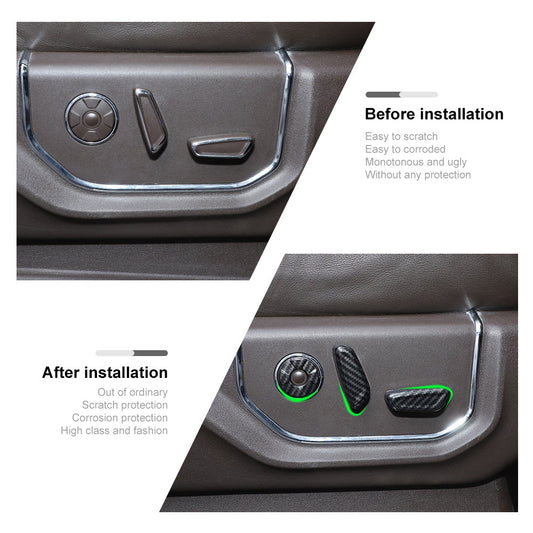 For 2015+ Ford F150 & 2021+ Bronco & 2021+ Bronco Sport Electric Seat Adjust Button Switch Trim