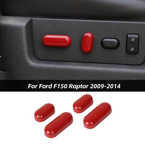 Electric Seat Adjustment Switch Cover Trim Decor For Ford F150 Raptor 2009-2014 Accessories | CheroCar