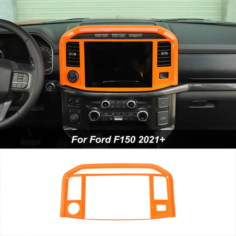 Interior Decoration Trim Kit For 2021+ Ford F150 11pcs/set Orange｜CheroCar