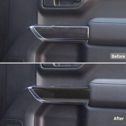 Interior Door Panel Decor Cover Trim Bezels For Chevrolet Silverado GMC SIERRA 2019-2022 Accessories｜CheroCar