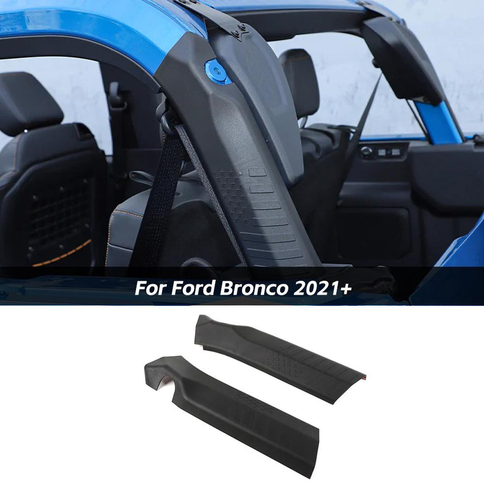 For 2021+ Ford Bronco 2 Doors Pillar Roll Bar Cover Protector Trim