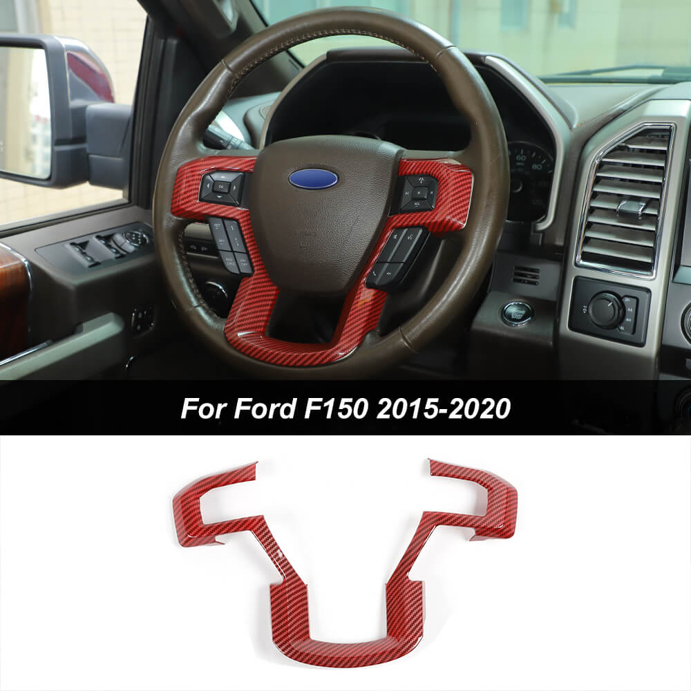 Voodonala For F 150 Center Steering Wheel Panel Cover Dash Board Cover Trim Compatible With Ford F150 2015 2020 Expedition2018 2021 4pcs Abs Carbon Fiber Black Voodonala For F 150 Center Steering Wheel Panel Cover Dash Board Cover Trim Compatible With Ford F150 2015 2020 Expedition2018 2021 4pcs Abs Carbon Fiber Black